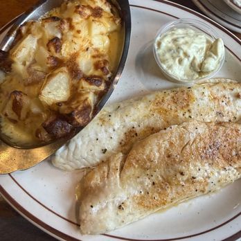 The Old Log Cabin Restaurant - Broiled walleye - American Near Me - Forest Lake, Minnesota The Old Log Cabin Restaurant - Broiled walleye - American Near Me - Forest Lake, Minnesota