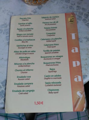 Menu photo 2 Cafe de Torino Mojácar, AL