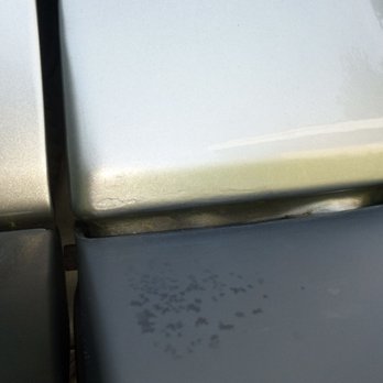 Gerber Collision & Glass - "After" pic of paint. Gerber charged 1.4 hrs but only did 30 min. (Tried to return car with no paint, 30 min later said paint is done.) - Body Shops Near Me - Gainesville, Florida
