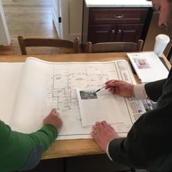 Old Oak Construction - Ben is taking time on a Sunday morning to meet with a client that traveled from Virginia to finalize the design of his soon t...