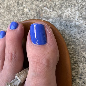 Paradise Nails - Does this look like they spent any time on my feet?? - Nail Salons Near Me - Sacramento, California