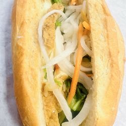 Ba Le French Coffee Shop - Veggie Tofu Vietnamese Sandwich
