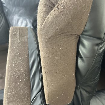 Interior Solutions Upholstery - The one on the left is how it should appear.  The one on the right was their poor workmanship. - Furniture Reupholstery Near Me - Mundelein, Illinois