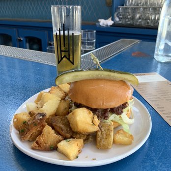 Wursthall - Smashed cheeseburger and crispy fried potatoes - German Near Me - San Mateo, California