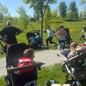 Fit4mom - Workout at Coxhall garden - Trainers Near Me - Carmel, Indiana
