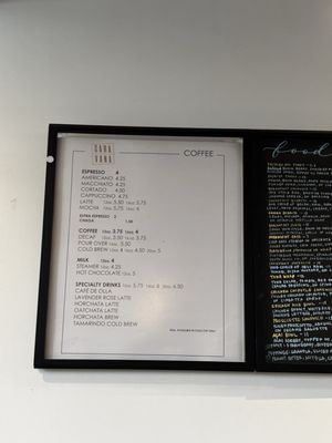 Menu photo 4 Cara Vana Coffee Shop Los Angeles, CA Menu photo 4 Cara Vana Coffee Shop Los Angeles, CA