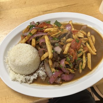 Lucho's Peruvian Restaurant - Lomo Saltado - Peruvian Near Me - Rancho Cucamonga, California