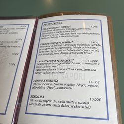 La Bottega dei Sapori  - Menu