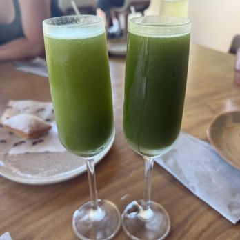Between Us - Matcha Yuzu Mimosa - Breakfast & Brunch Near Me - San Diego, California Between Us - Matcha Yuzu Mimosa - Breakfast & Brunch Near Me - San Diego, California