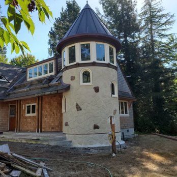 Left Shore Construction - Stucco textured to look like stone - General Contractors Near Me