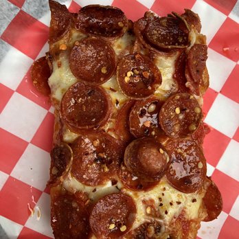 Upside Pizza - Pepperoni, Sicilian style - Pizza Near Me - New York, New York Upside Pizza - Pepperoni, Sicilian style - Pizza Near Me - New York, New York