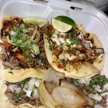 Angie's Tacos - Top - A la Mexicana and mi Angie  Bottom- asada - Food Trucks Near Me - Spokane, Washington