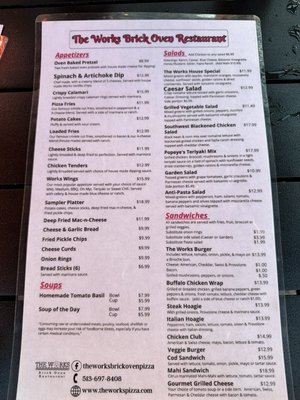 Menu photo 3 The Works Pizza Loveland, OH