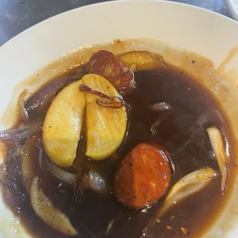 Cafe Berlin - Sausage, apple in sweet sauce - Breakfast & Brunch Near Me - Columbia, Missouri