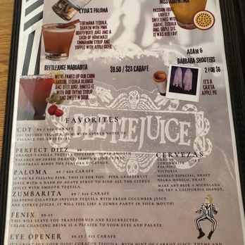 CDT Cocina - Drinks menu - Mexican Near Me - Fresno, California CDT Cocina - Drinks menu - Mexican Near Me - Fresno, California