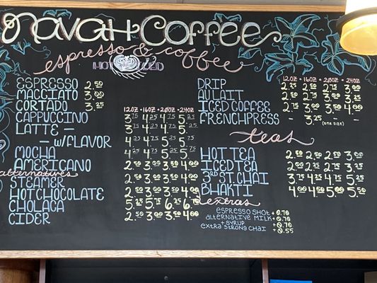Menu photo 6 Navah Coffee House Westminster, CO Menu photo 6 Navah Coffee House Westminster, CO