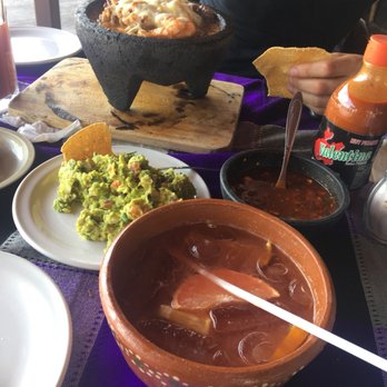 Las Gaviotas - Casuela drink, guac, and mojarrete. - Seafood Near Me - Ajijic, JAL