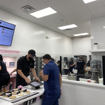 Crumbl - Glendora - Workers working hard to pump out fresh cookies - Bakeries Near Me - Glendora, California
