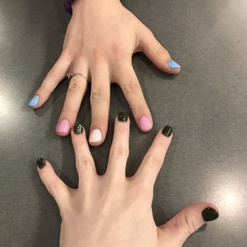 Secret Nails - Dip powder on the hands of me and my best friend. - Nail Salons Near Me - Iowa City, Iowa