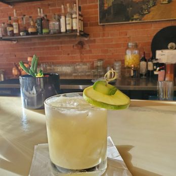 Paramount Ballroom - The time the place & the girl - a refreshing yet comforting cocktail featuring cucumber and coconut - Vegetarian Near Me - Cheyenne, Wyoming