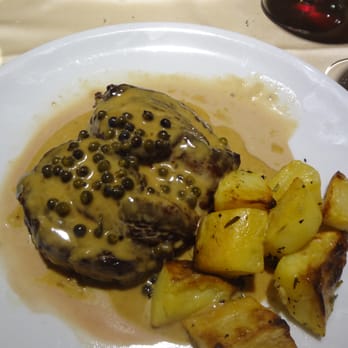 That's Amore - Nicely cooked filet with sauce; my wife skipped the peppercorns but I loved them - Italian Near Me - Rome, RM That's Amore - Nicely cooked filet with sauce; my wife skipped the peppercorns but I loved them - Italian Near Me - Rome, RM