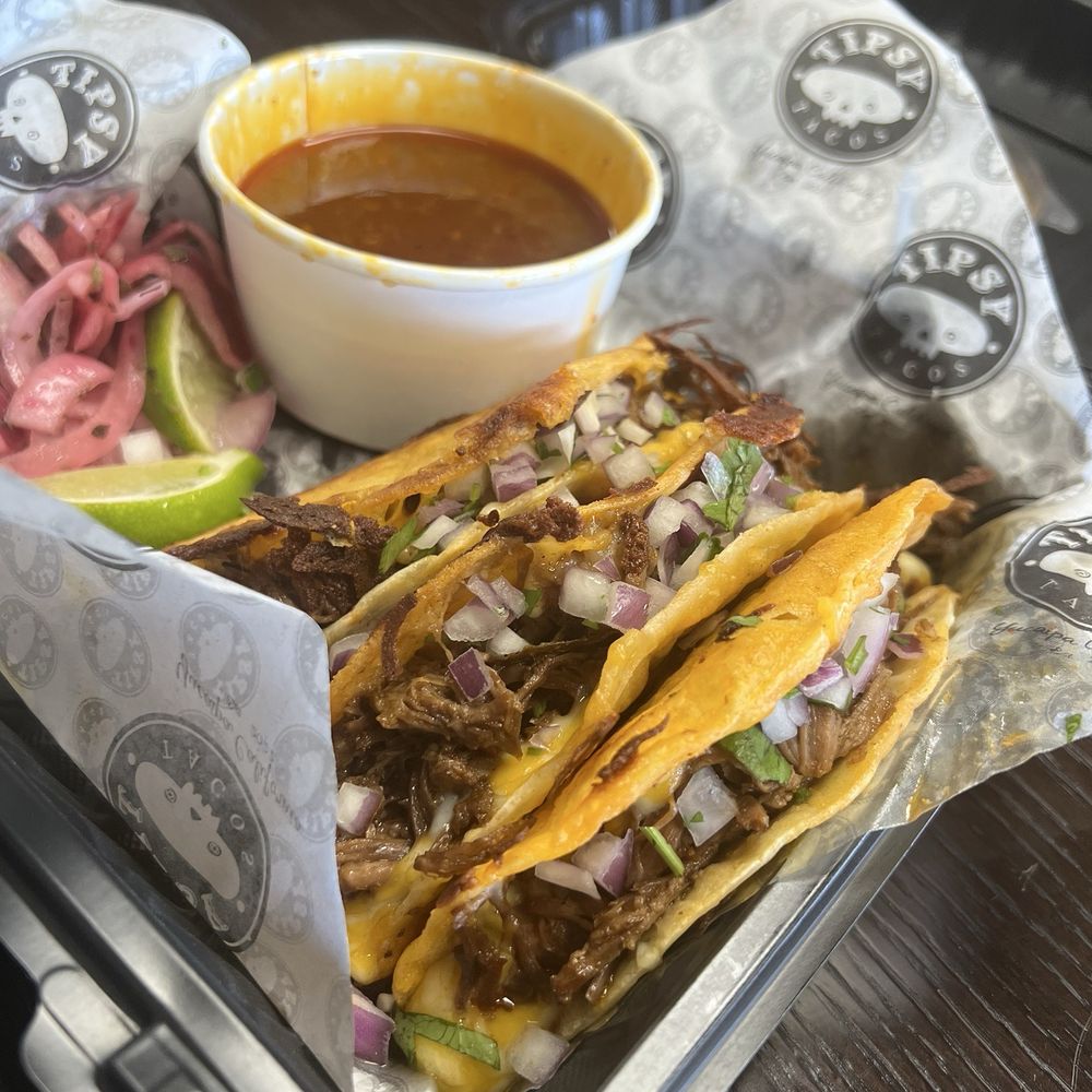 3 Quesa-Birrias Tacos 3 Quesa-Birrias Tacos