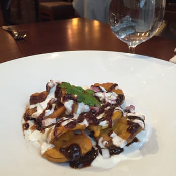 Junoon - Eggplant Chaat- crispy eggplant, tamarind chutney, chaat masala - Indian Near Me - New York, New York Junoon - Eggplant Chaat- crispy eggplant, tamarind chutney, chaat masala - Indian Near Me - New York, New York