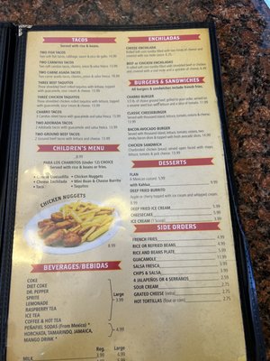 Menu photo 3 Lienzo Charro Mexican Restaurant Bar & Grill Temecula, CA Menu photo 3 Lienzo Charro Mexican Restaurant Bar & Grill Temecula, CA