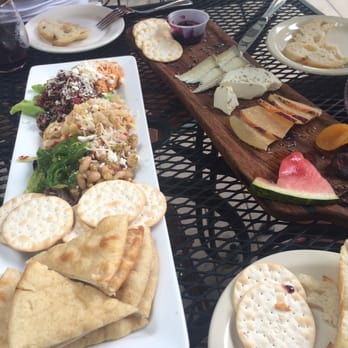 Page Springs Cellars - Mediterranean plate and reserve cheese plate! - Massage Near Me - Cornville, Arizona