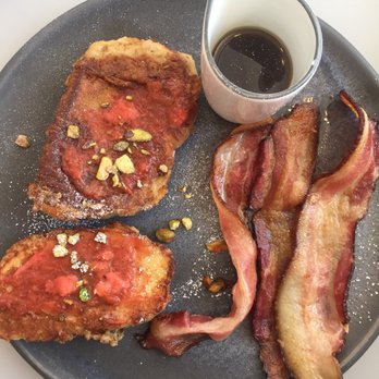Leatherby's Cafe Rouge - French toast. - New American Near Me - Costa Mesa, California Leatherby's Cafe Rouge - French toast. - New American Near Me - Costa Mesa, California
