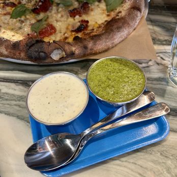 Rose Pizzeria - Ranch and Green Sauce - Pizza Near Me - San Francisco, California Rose Pizzeria - Ranch and Green Sauce - Pizza Near Me - San Francisco, California