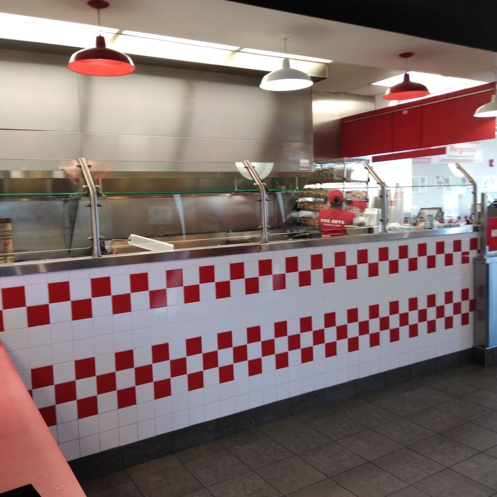 Five Guys - A view of the line - Burgers Near Me - Warwick, Rhode Island