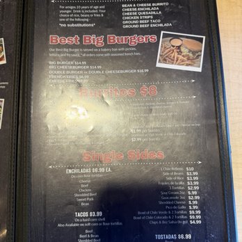 Manuel's El Burrito Restaurant & Cantina - Menu - Mexican Near Me - Clearfield, Utah