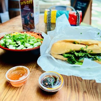 Sizzle&Crunch - House Pork Plate The BB Special Banh Mi Slurping Noodles - Vietnamese Near Me - Seattle, Washington