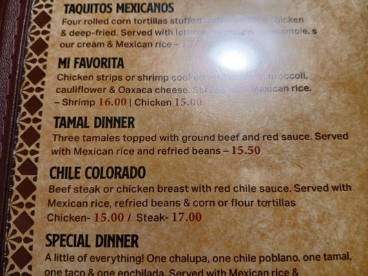 Menu photo 1 Entre Amigos Midland, MI
