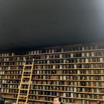 Hairless Hare Brewery - a wall of beer mugs - Breweries Near Me - Vandalia, Ohio