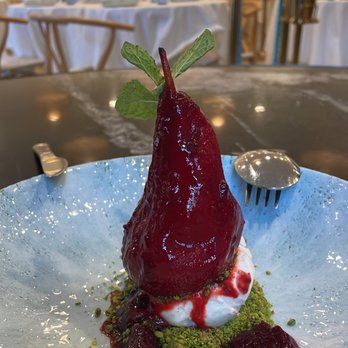Elia - Poached Pear - Greek Near Me - Pleasanton, California Elia - Poached Pear - Greek Near Me - Pleasanton, California