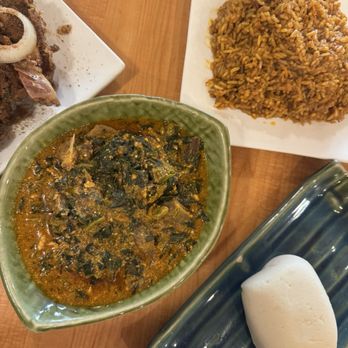 Golden Safari - Jollof rice, Egusi Soup, Pounded Yam Fufu - African Near Me - Hayward, California