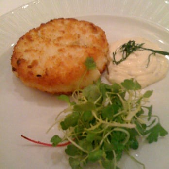 Aretsky's Patroon - Crab cake appetizer - skip it - American Near Me - New York, New York Aretsky's Patroon - Crab cake appetizer - skip it - American Near Me - New York, New York