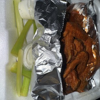 Hill-Bert's Burgers - To Go Order of Dallas Wings - Hot w/ Celery & Ranch - Fast Food Near Me - Austin, Texas Hill-Bert's Burgers - To Go Order of Dallas Wings - Hot w/ Celery & Ranch - Fast Food Near Me - Austin, Texas