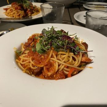 Lighthouse - Spaghetti Diablo Shrimp Pasta - Breakfast & Brunch Near Me - Newport Beach, California