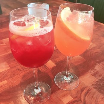 The Henry - Grapefruit and Pomegranate Hibiscus spritzers - New American Near Me - Phoenix, Arizona The Henry - Grapefruit and Pomegranate Hibiscus spritzers - New American Near Me - Phoenix, Arizona