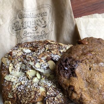 One House Bakery - chocolate almond croissant and cookie - Bakeries Near Me - Benicia, California One House Bakery - chocolate almond croissant and cookie - Bakeries Near Me - Benicia, California
