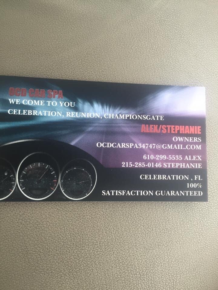 OCD CAR SPA Updated September 2024 Celebration, Florida Auto