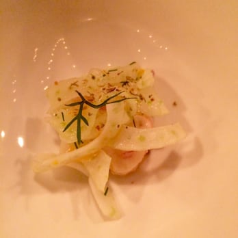 Rose's Luxury - 2nd course: Fennel Salad, Jicama, Pickled Shrimp & Citrus - New American Near Me - Washington, DC, District of Columbia Rose's Luxury - 2nd course: Fennel Salad, Jicama, Pickled Shrimp & Citrus - New American Near Me - Washington, DC, District of Columbia