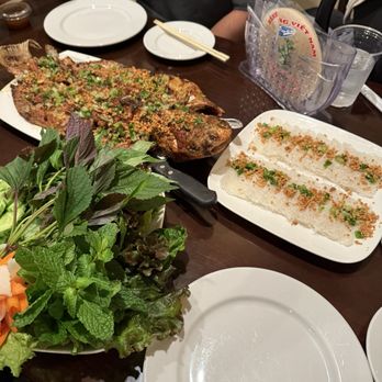 Tay Giang Restaurant - Bánh Hỏi Cá Bông Lau Nướng (Grilled Butterflied Catfish) - Vietnamese Near Me - Sacramento, California Tay Giang Restaurant - Bánh Hỏi Cá Bông Lau Nướng (Grilled Butterflied Catfish) - Vietnamese Near Me - Sacramento, California
