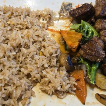 Asian City - steak hibachi with fried rice lunch special. Had to keep my friend's hands off my dish - Asian Fusion Near Me - Nacogdoches, Texas Asian City - steak hibachi with fried rice lunch special. Had to keep my friend's hands off my dish - Asian Fusion Near Me - Nacogdoches, Texas