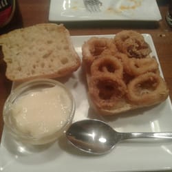 Chapata de calamares con "Ali oli".
