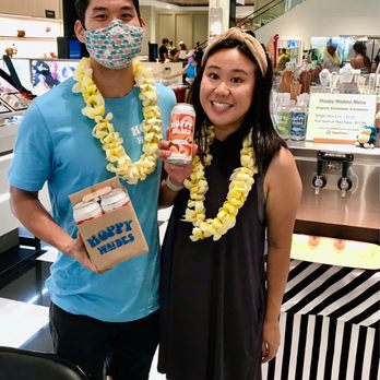 Bloomingdale's - Kamaaina pop-up. Kent Kurashima of Hoppy Waibes - sparkling hop water brewed in Hawaii. - Department Stores Near Me - Honolulu, Hawaii Bloomingdale's - Kamaaina pop-up. Kent Kurashima of Hoppy Waibes - sparkling hop water brewed in Hawaii. - Department Stores Near Me - Honolulu, Hawaii