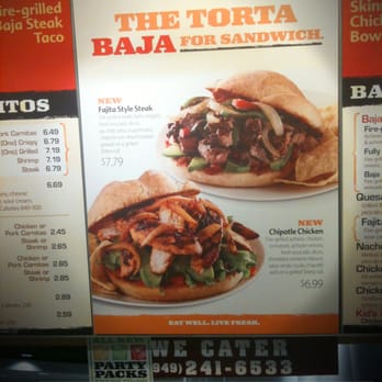 Baja Fresh - New Menu Additions! - Mexican Near Me - Laguna Niguel, California Baja Fresh - New Menu Additions! - Mexican Near Me - Laguna Niguel, California